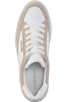 Peter Kaiser Schnür-Sneaker aus Nappa- und Veloursleder