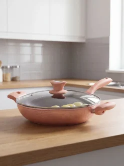 Pfanne in gehämmerter Optik