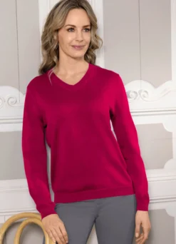 Pima-Pullover in Feinstrick