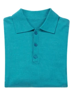 Polopullover mit kurzer Knopfleiste