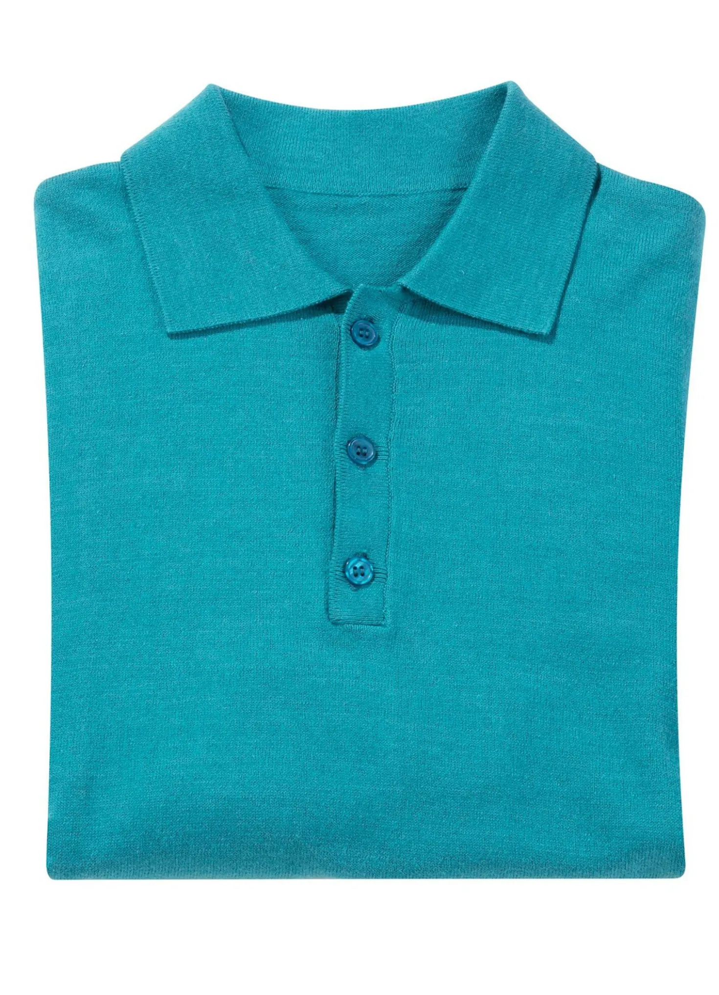 Polopullover mit kurzer Knopfleiste