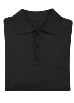 Polopullover mit kurzer Knopfleiste