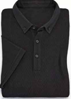 Poloshirt in Struktur-Qualität