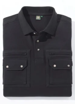 Poloshirt mit Brusttaschen