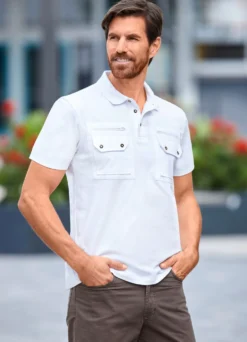 Poloshirt mit Brusttaschen