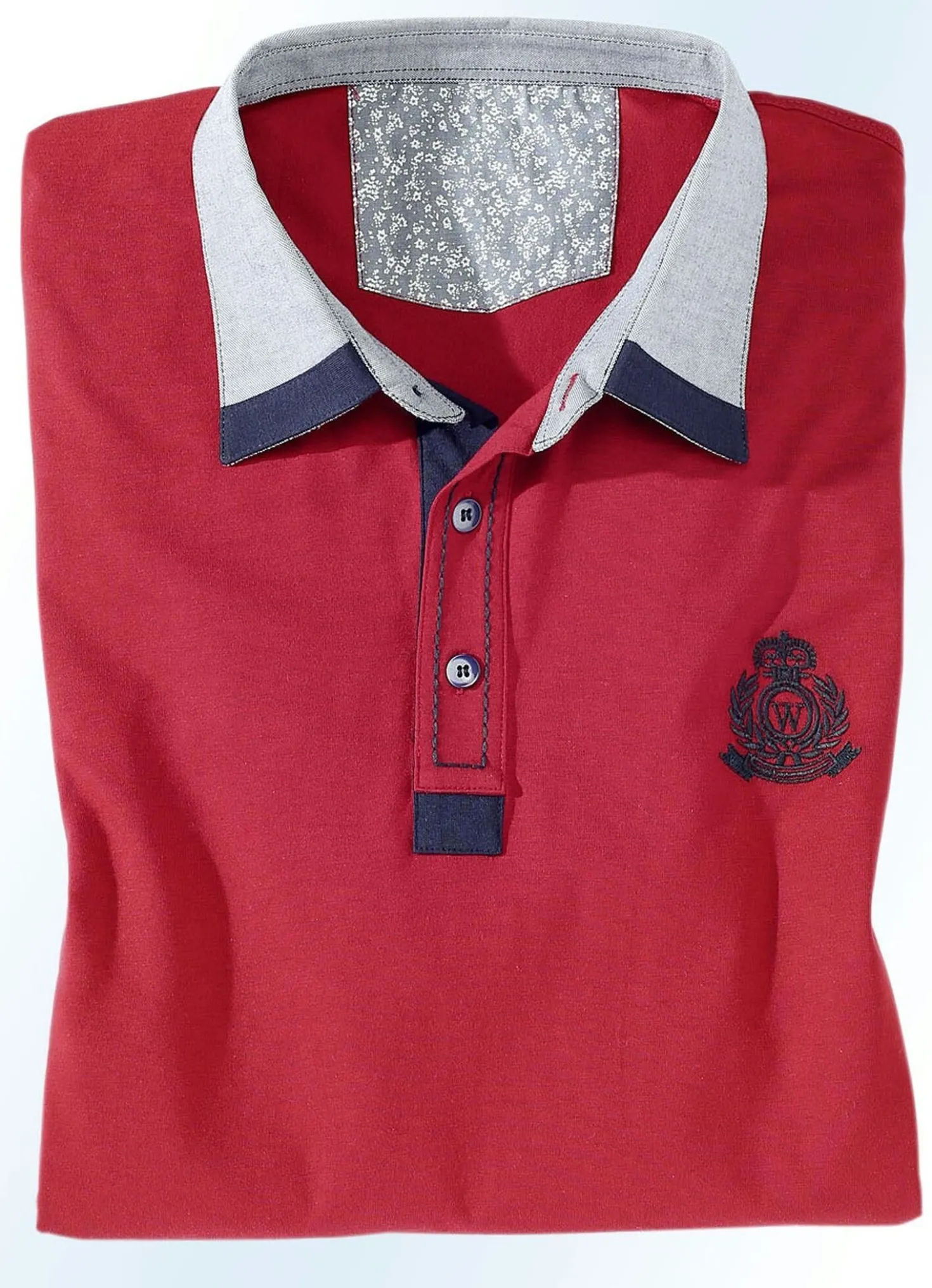 Poloshirt mit Hemdkragen