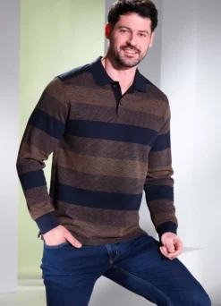 Poloshirt mit Knopfleiste