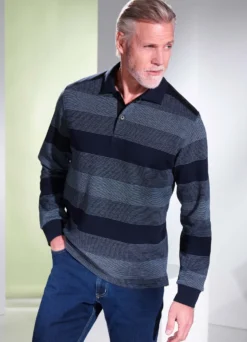 Poloshirt mit Knopfleiste