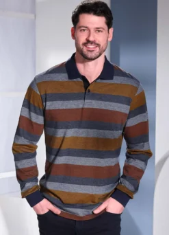Poloshirt mit Knopfleiste