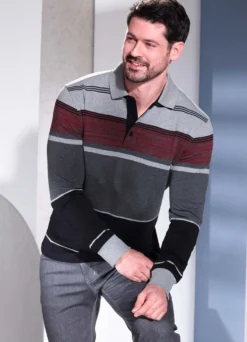 Poloshirt mit Knopfleiste