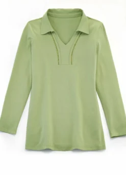 Poloshirt mit langen Ärmeln
