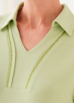 Poloshirt mit langen Ärmeln