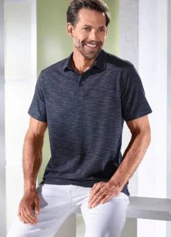 Poloshirt mit Seitenschlitzen