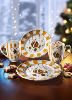 Porzellan-Set Christmas Love, 4-teilig