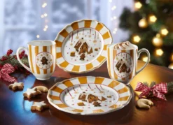 Porzellan-Set Christmas Love, 4-teilig