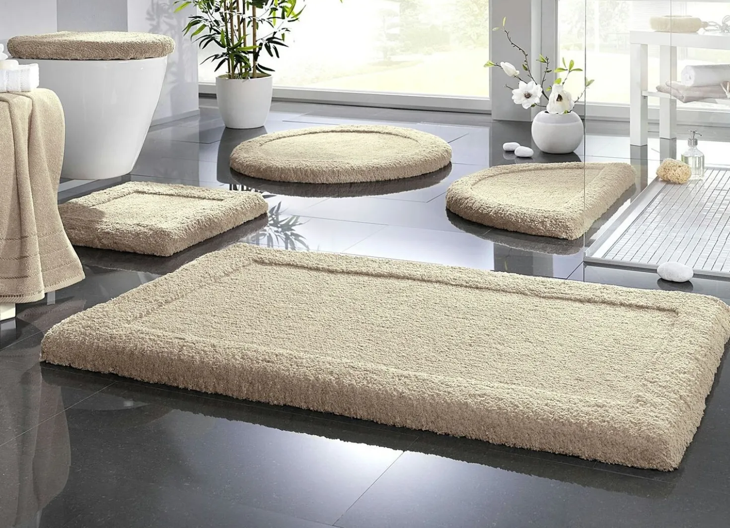 Premium Badgarnitur Superfine Microfaser