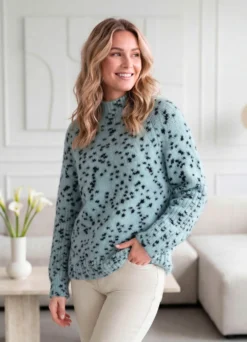 Pullover aus flauschigem Effektgarn