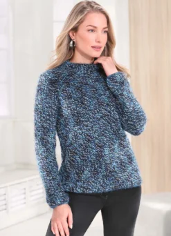 Pullover aus hochwertigem Effektgarn