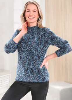 Pullover aus hochwertigem Effektgarn