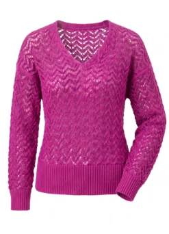 Pullover aus hochwertigem Glanzeffektgarn