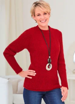Pullover im Mustermix