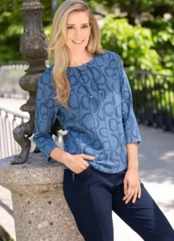 Pullover in Ausbrenner-Optik