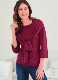Pullover in Doppel-Optik