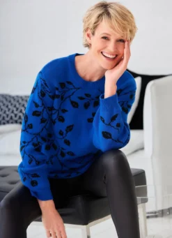 Pullover in edlem Jacquard-Dessin