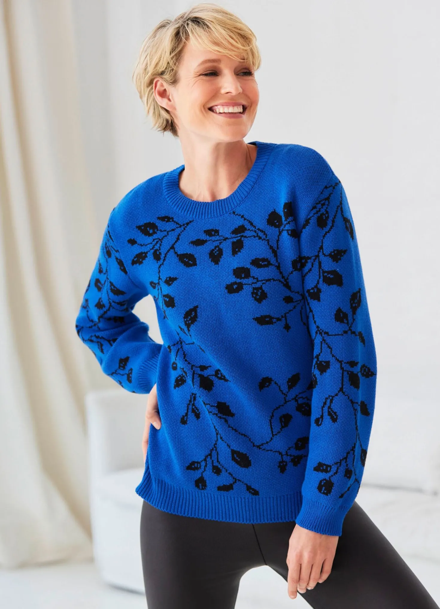 Pullover in edlem Jacquard-Dessin