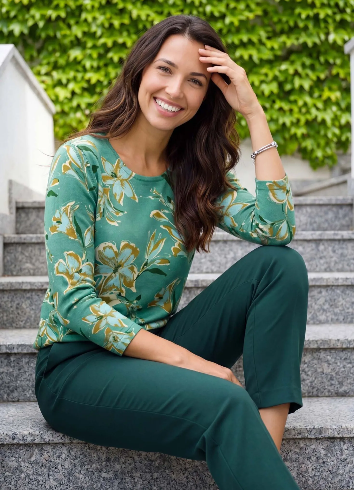 Pullover in Feinstrick