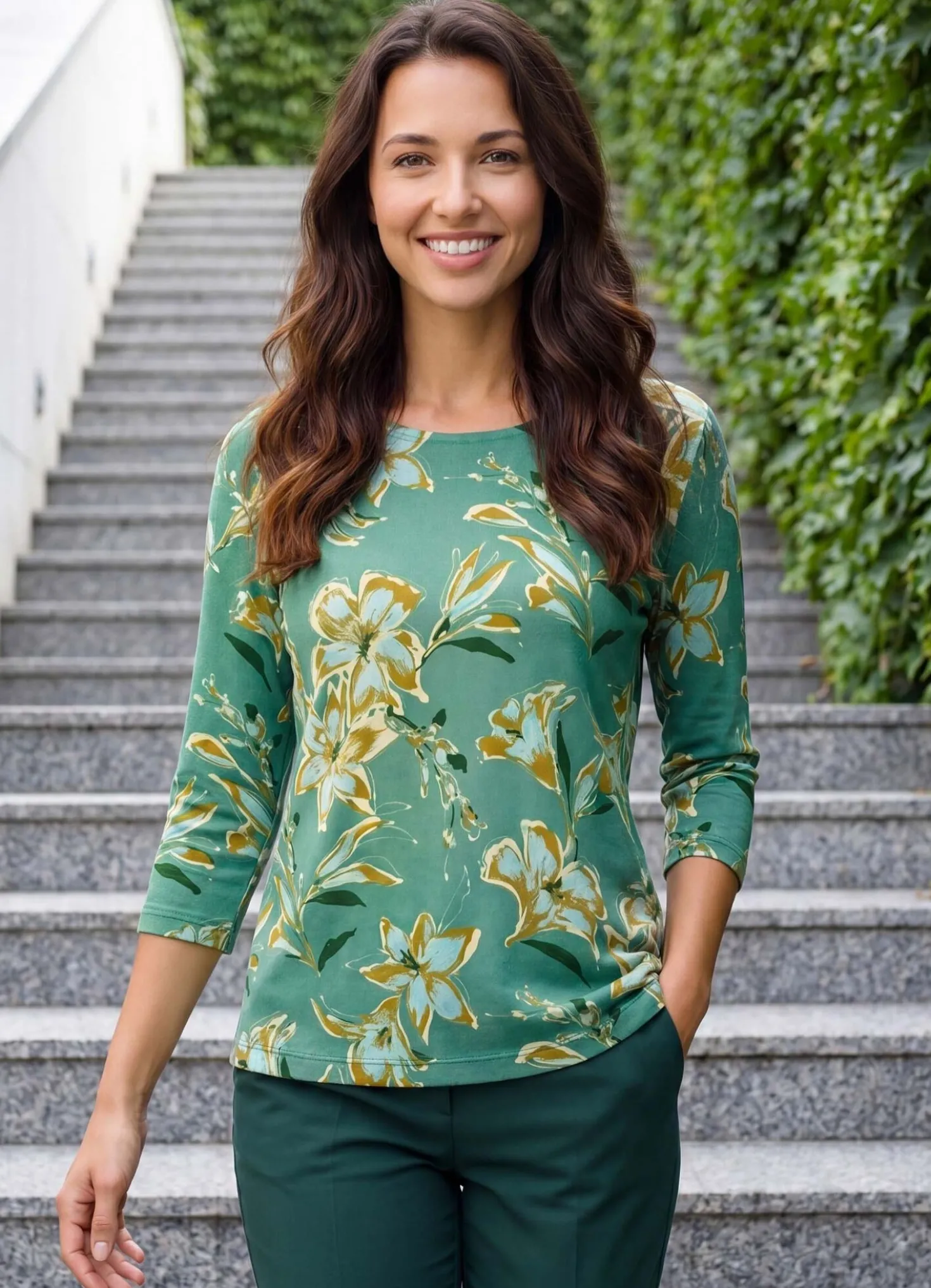 Pullover in Feinstrick