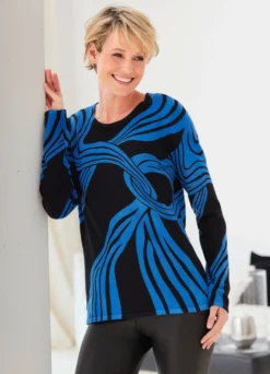 Pullover in Feinstrick