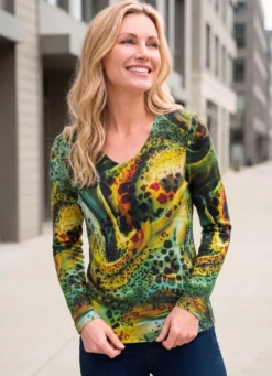 Pullover in Feinstrick