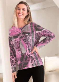 Pullover in Feinstrick