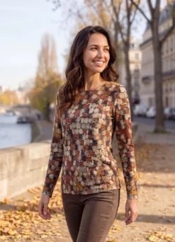 Pullover in Feinstrick