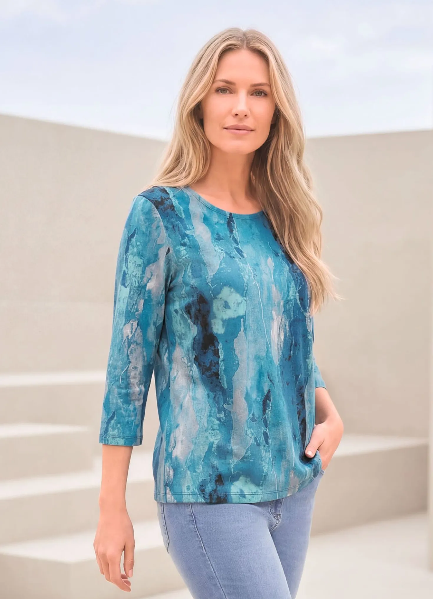 Pullover in Feinstrick