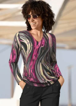 Pullover in Feinstrick