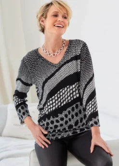 Pullover in Feinstrick