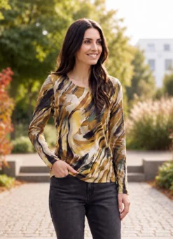 Pullover in Feinstrick