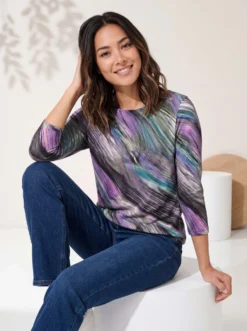 Pullover in Feinstrick