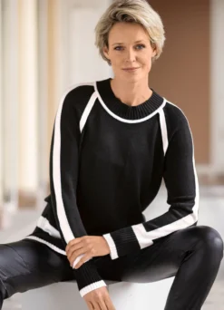 Pullover in Feinstrick