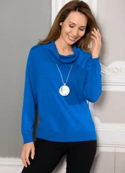 Pullover in Feinstrick mit Schurwolle