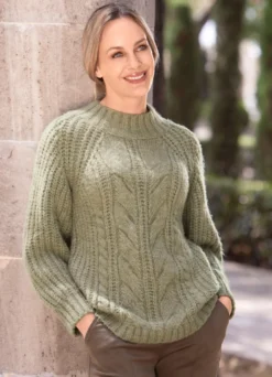 Pullover in flauschig weichem Grobstrick