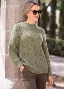 Pullover in flauschig weichem Grobstrick