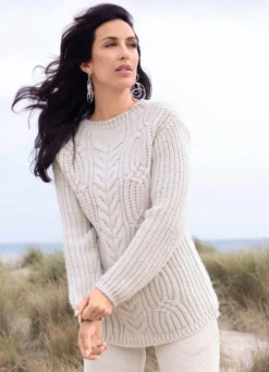 Pullover in flauschig weichem Grobstrick