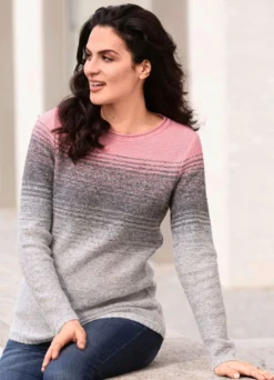 Pullover in Garnmix