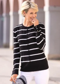 Pullover in Jackenoptik