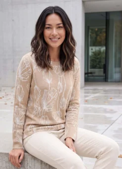 Pullover in Jacquard-Dessin