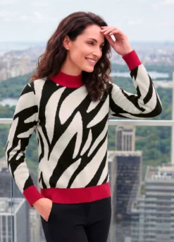 Pullover in Jacquard-Dessin
