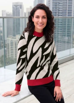 Pullover in Jacquard-Dessin